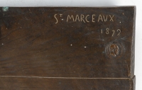 Arlequin signé Saint Marceaux , XIXème siècle