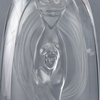 Vase &quot;Eroica&quot; cristal blanc de LALIQUE FRANCE