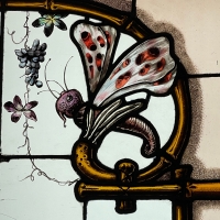 Vitrail vitraux L&#039;enfant et la chasse aux papillons