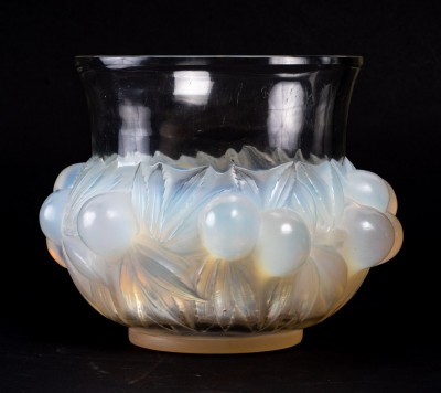 vase Prunes René Lalique||||||