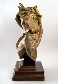 Buste en céramique de Carrier Belleuse, XXème siècle