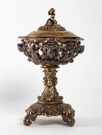 Coupe en argent et vermeille, XIXème siècle, Napoléon III