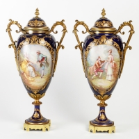 Paire de cassolettes du XIXème siècle, Napoléon III