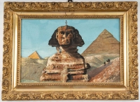 Paire de tableaux Egypte huile sur toile fin XIXème siècle