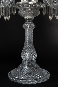 Paire de chandeliers estampillées BACCARAT, Début XXème siècle