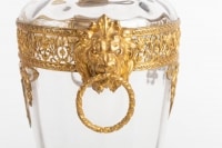 Paire de vases en cristal et bronze doré Napoléon III