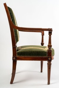 A Directory (1795-1799) Period Pair of Armchairs from the Saint Cloud Castle.
