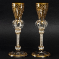 Paire de verres, XIXème siècle