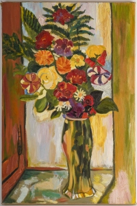 Peinture d&#039;un banquet de fleurs, XXème siècle