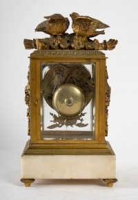 Pendule à oiseaux, fin XIXème siècle