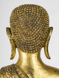 A Monk Statue.