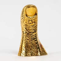 CESAR - Pouce, bronche en bronze doré, 1981