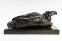 L&#039;aigle, bronze d&#039;Albéric Collin, XXème siècle