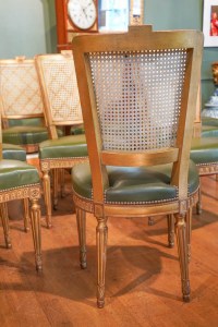 Série de 10 chaises de style Louis XVI de la Maison Jansen vers 1960