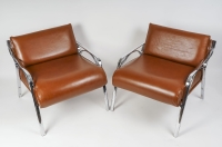 Paire de fauteuils années 60