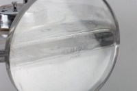 Pendule « Papillons » verre blanc émaillé noir de René LALIQUE - mouvement mécanique OMEGA