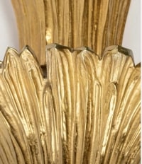 1970 Paire d&#039;Appliques en Bronze doré Modèle Cascade Maison Charles