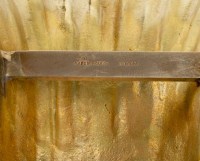 1970 Paire d&#039;Appliques en Bronze doré Modèle Cascade Maison Charles