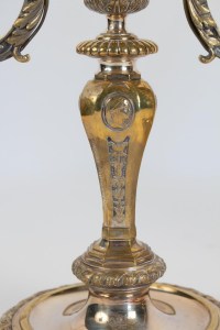 A Pair of Regence style candelstick.