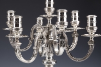 MARRET Frères - Important Pair of Candelabras19th Century Sterling Silver