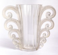 Vase &quot;Beauvais&quot; cristal blanc de René LALIQUE