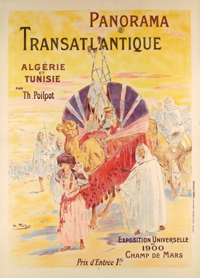 Théophile Poilpot - Panorama orientaliste - Algérie et Tunisie - Exposition universelle de 1900 - Champ de Mars - 1900||