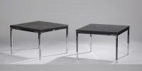 Florence KNOLL: Pair of coffee tables