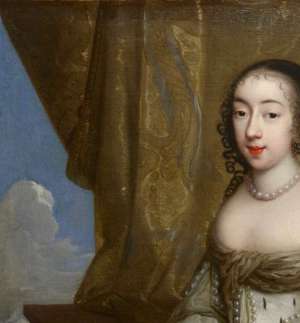 Charles Beaubrun (1604 - 1694): Portrait of Henrietta of England, duchess of Orléans.