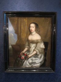 Charles Beaubrun (1604 - 1694): Portrait of Henrietta of England, duchess of Orléans.