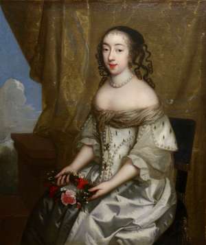 Portrait d&#039;une princesse royale datant du XVIIème siècle