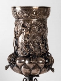 Grand gobelet en argent, XIXème siècle