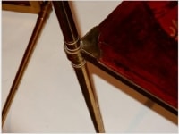 1950&#039; Paire de Tables Maison Jansen En Bronze Doré Avec Plateaux Laque de Chine (RESERVE)