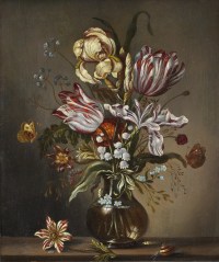 Nature morte aux fleurs vers 1800 – Suiveur d’Ambrosius II Bosschaert