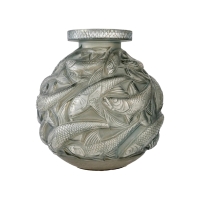 René Lalique : Vase &#039;Salmonidés&#039; 1928
