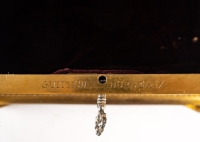 Coffret à bijoux en bronze doré fin XIXème siècle