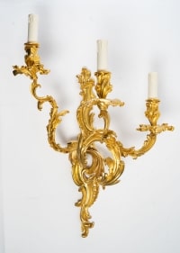 A Pair of Wall-lights in Louis XV style.