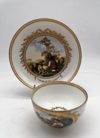 Tasse à Thé En Porcelaine De Meissen XVIIIème