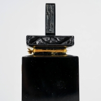 Flacon &quot;Mystère&quot; verre noir de René LALIQUE pour D&#039;Orsay