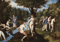 Le Paradis terrestre - Ecole florentine vers 1600 - Suite de Francesco d’Ubertino Il Bacchiacca