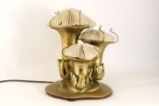 Lampe en bronze et corail de Duval Brasseur