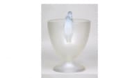 René Lalique Vase &quot;Béliers&quot; en verre opalescent