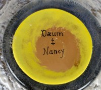 DAUM Nancy : Vase  - “Arbres en Hiver”