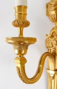 A Pair of Wall - LIghts in Louis XVI Style.