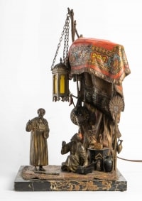 Bronze de Vienne formant lanterne, XIXème siècle