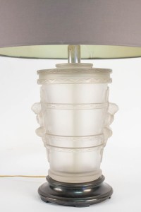Paire de Lampes par Marc Lalique&quot;Putti&quot;