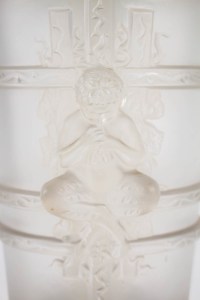 Paire de Lampes par Marc Lalique&quot;Putti&quot;