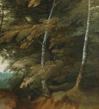 La Halte à l’orée du bois – Attribué à Alexander Keirincx (1600 – 1652)