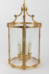 A Pair of Louis XVI style lanterns.