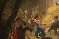 La fête des Moissons par Armand Leleux. 1818-1883