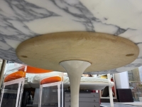 Eero Saarinen &amp; Knoll International - oval &quot;tulip&quot; marble coffee table